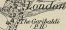 The Garibaldi pub in Little London, 1873, now William IVth